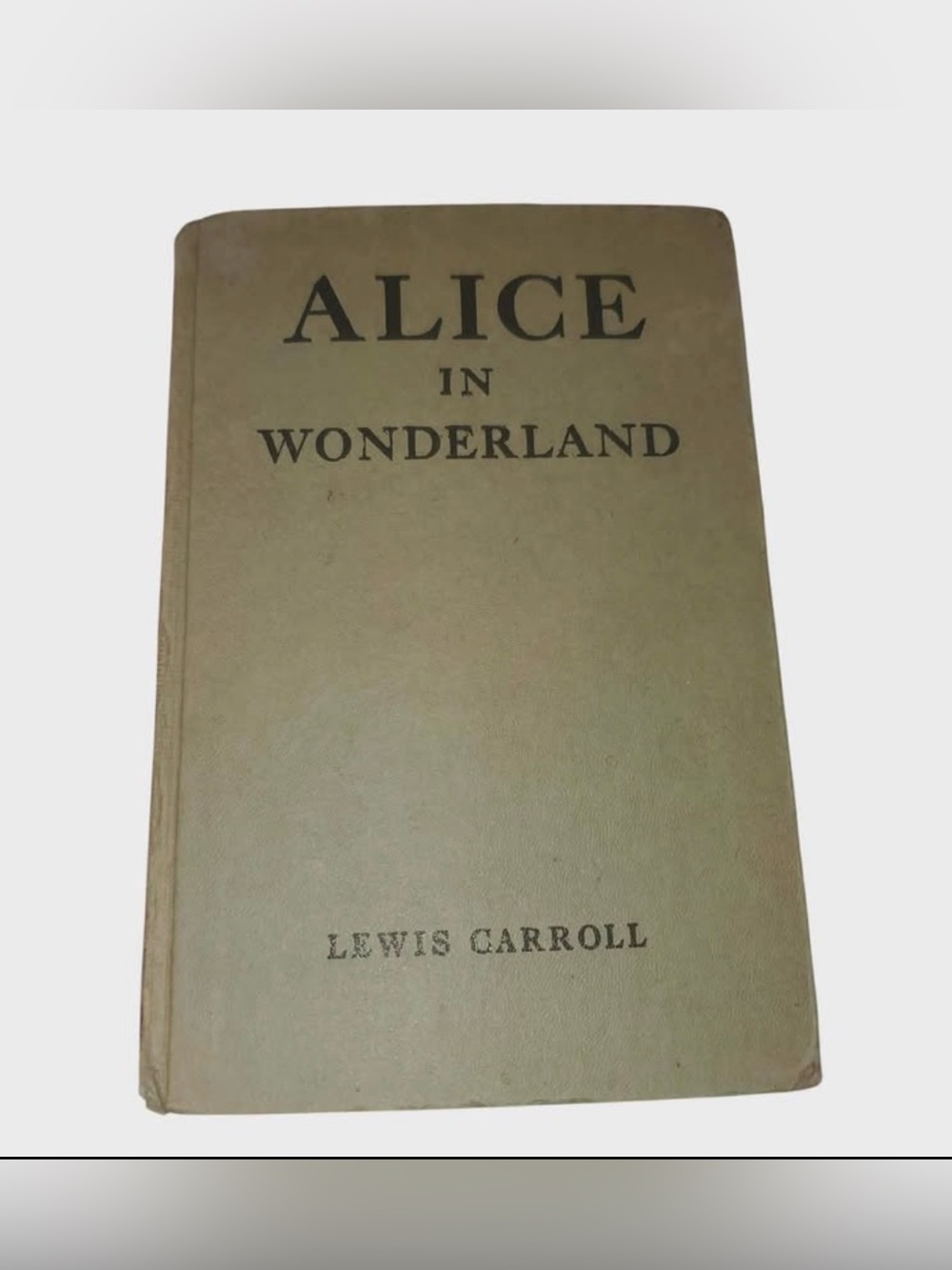 Vintage hardcover Alice in wonderland book